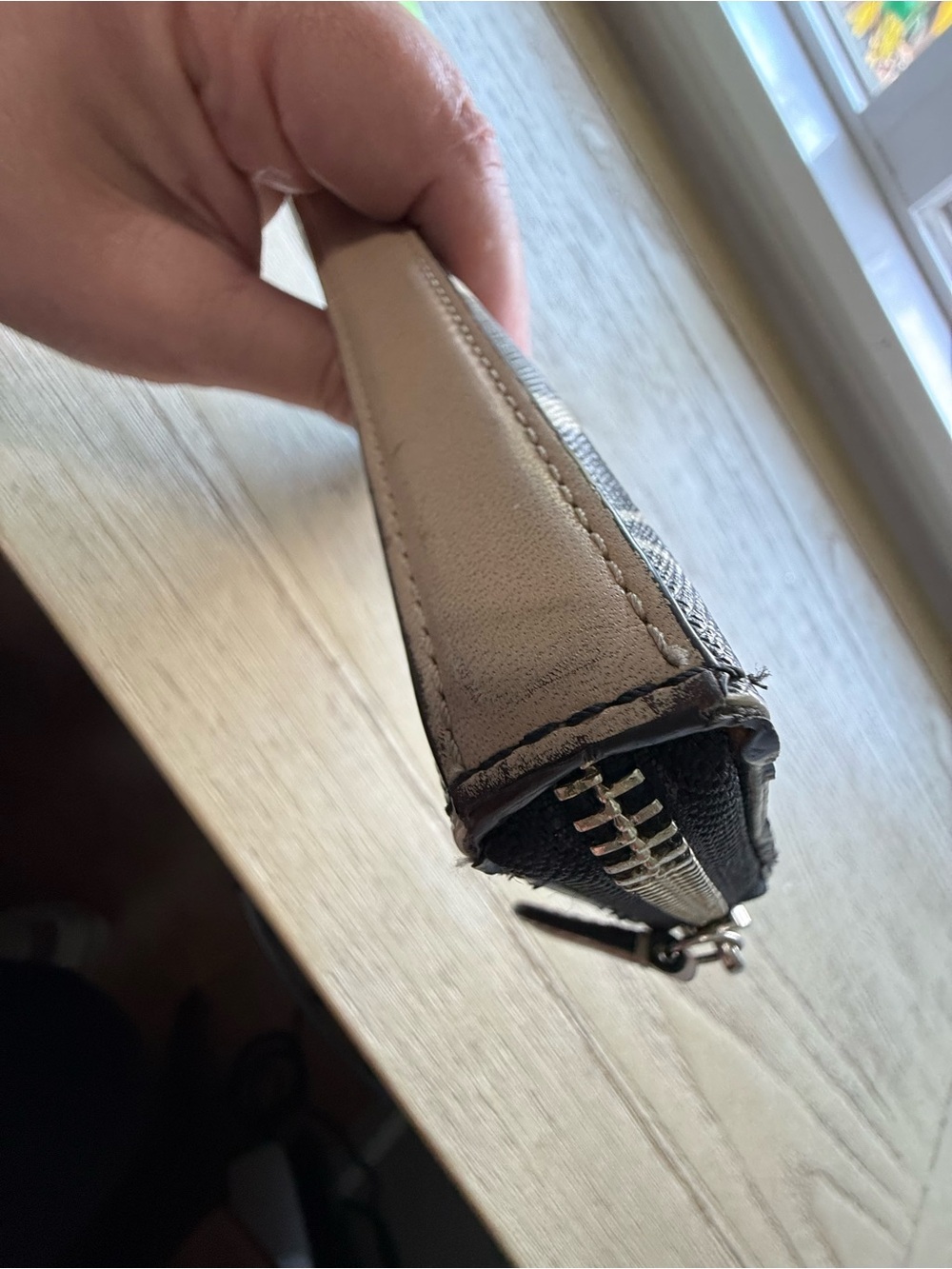 Coach Signature Pattern Wallet - Picture 10 of 14